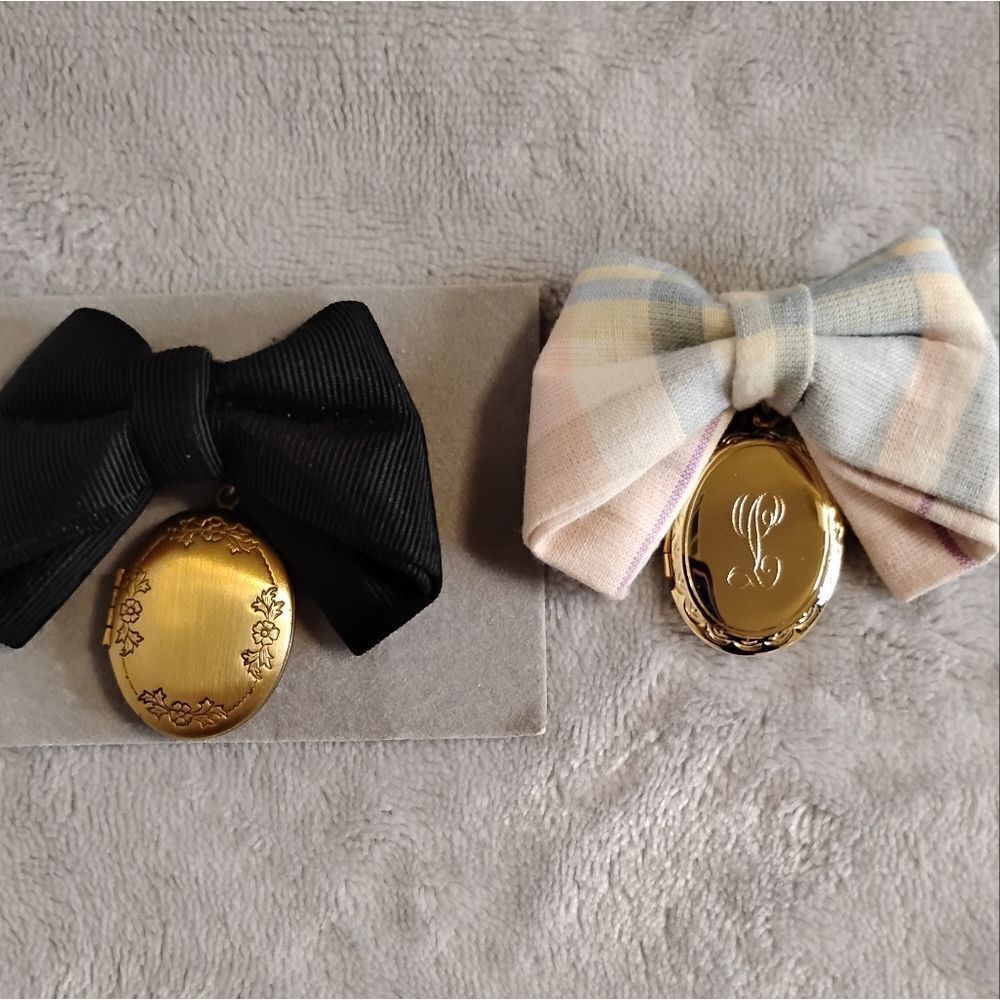 Locket Brooch Set